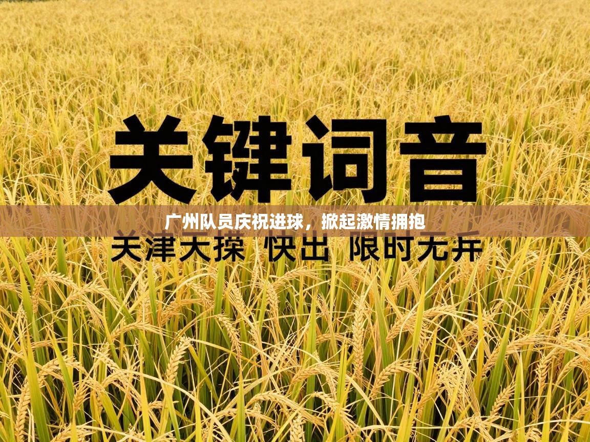 广州队员庆祝进球,掀起激情拥抱 第2张